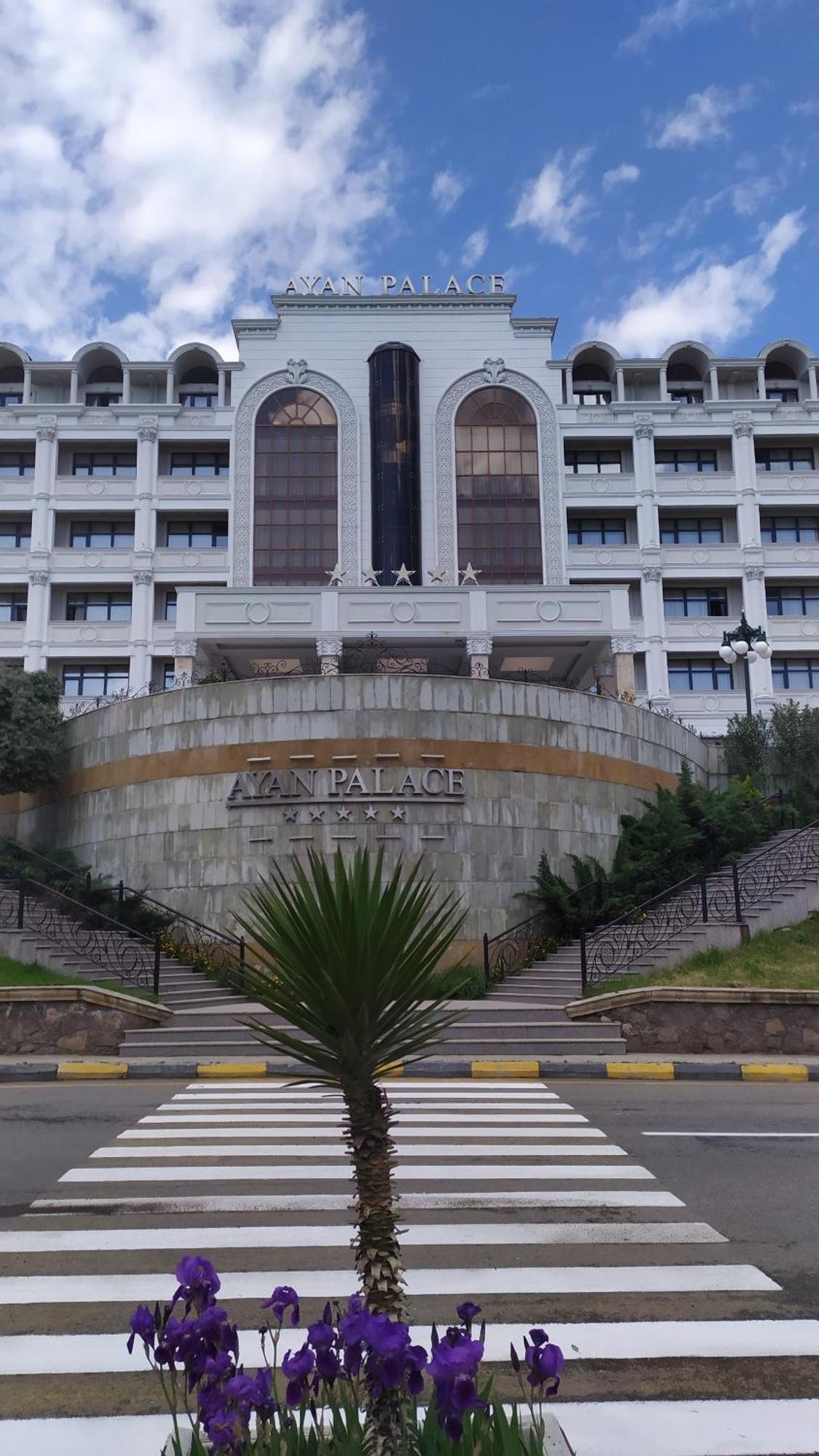 Ayan Palace Hotel Tovuz Ngoại thất bức ảnh